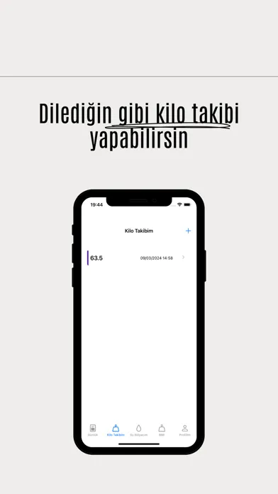 Ảnh chụp màn hình của Günlük Kalori Takip