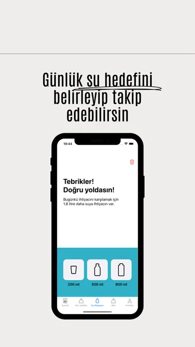 Ảnh chụp màn hình của Günlük Kalori Takip