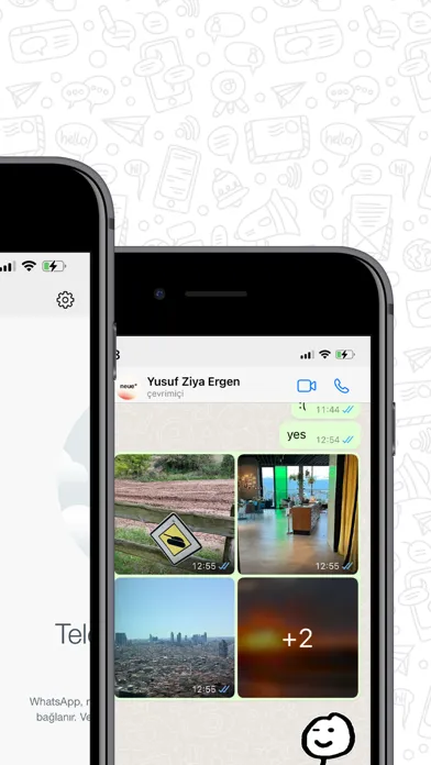 Tangkapan layar Messenger Web for WhatsApp