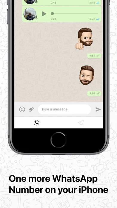 Tangkapan layar Messenger Web for WhatsApp