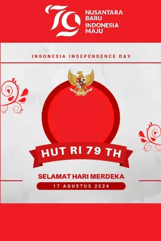 Скриншоты Twibbon 17 Agustus 2024 HUT RI