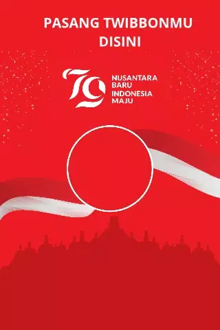 Скриншоты Twibbon 17 Agustus 2024 HUT RI