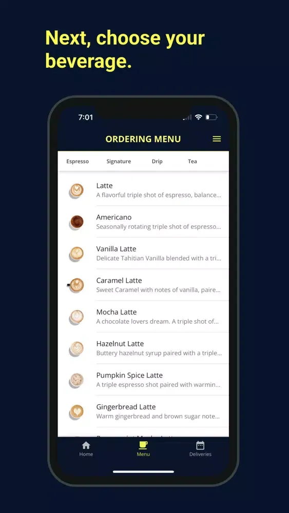 Barista Valet Coffee Screenshots