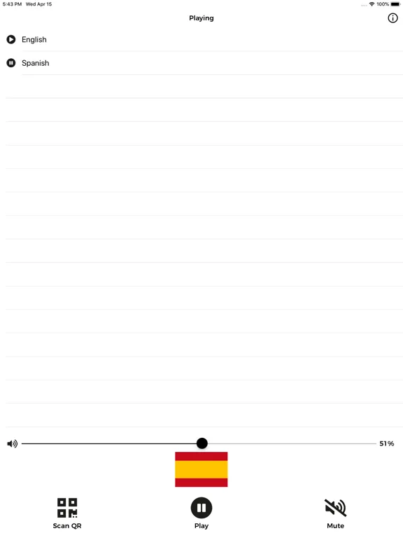 Zrzuty ekranu AudioPoint iPad 