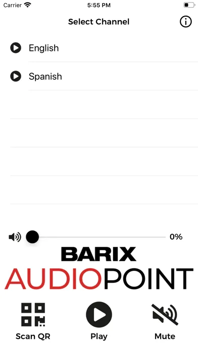 Zrzuty ekranu AudioPoint