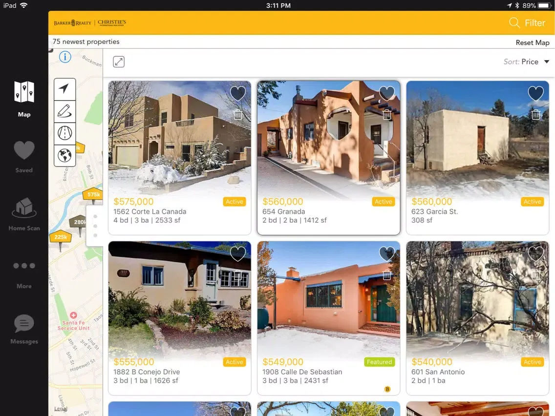 Screenshot di Barker Realty iPad 
