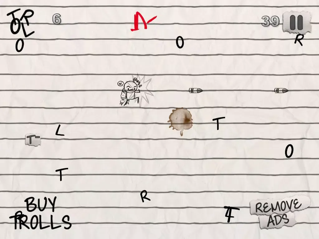 Jetpack Doodle: Trolled by Paper iPad  Ekran Görüntüleri