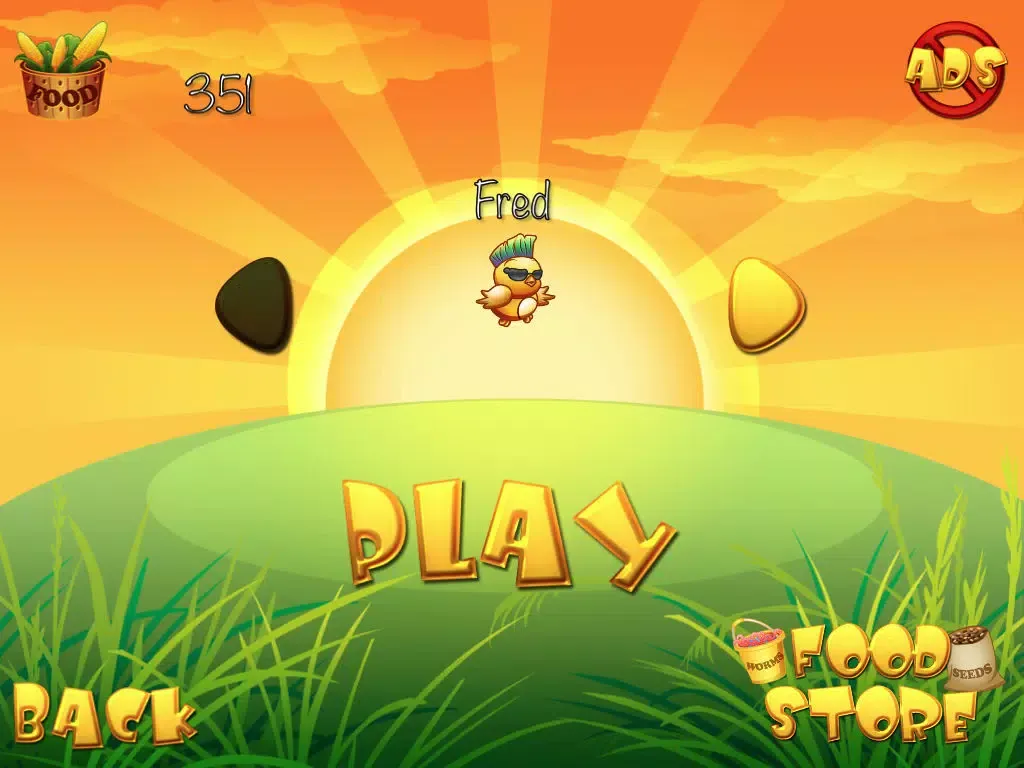 Tangkapan layar Run Chicken, Run! iPad 