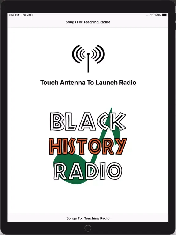 SFT Black History Radio iPad  Ekran Görüntüleri