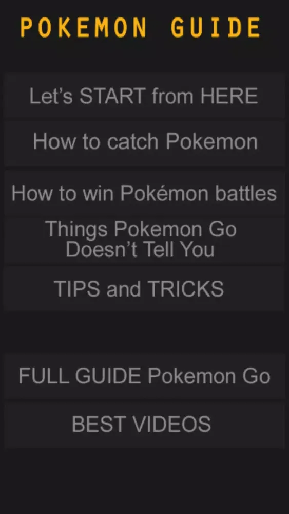 Скриншоты Walk Guide for Pokemon Go