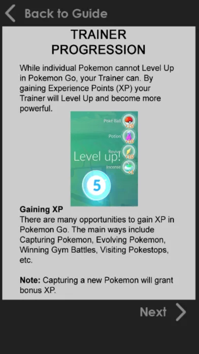 Скриншоты Best Guide for Pokemon Go - Tips and Tricks for beginners