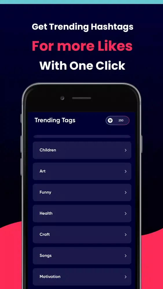TikTop - Get Likes & Followers سکرین شاٹس