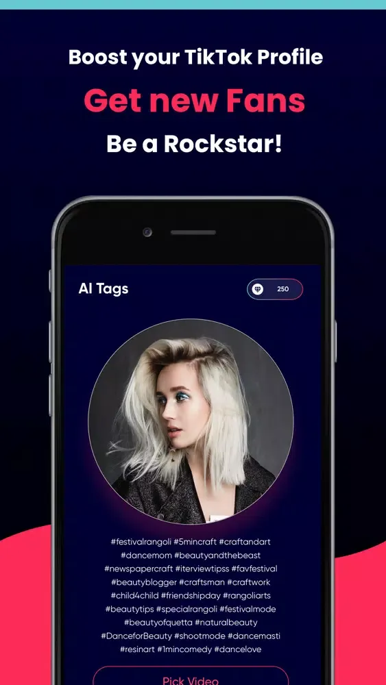 TikTop - Get Likes & Followers سکرین شاٹس