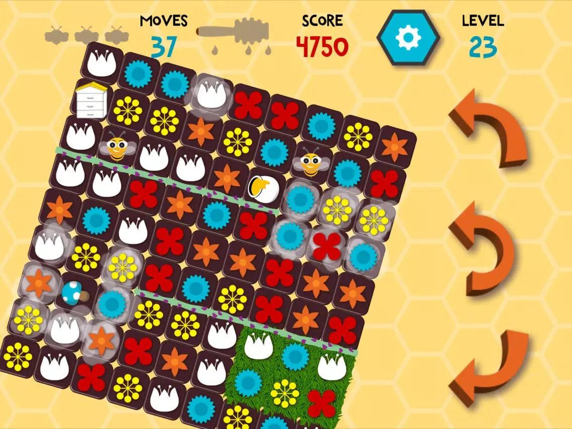 Tangkapan layar Free Beez - Unique Match 3 iPad 