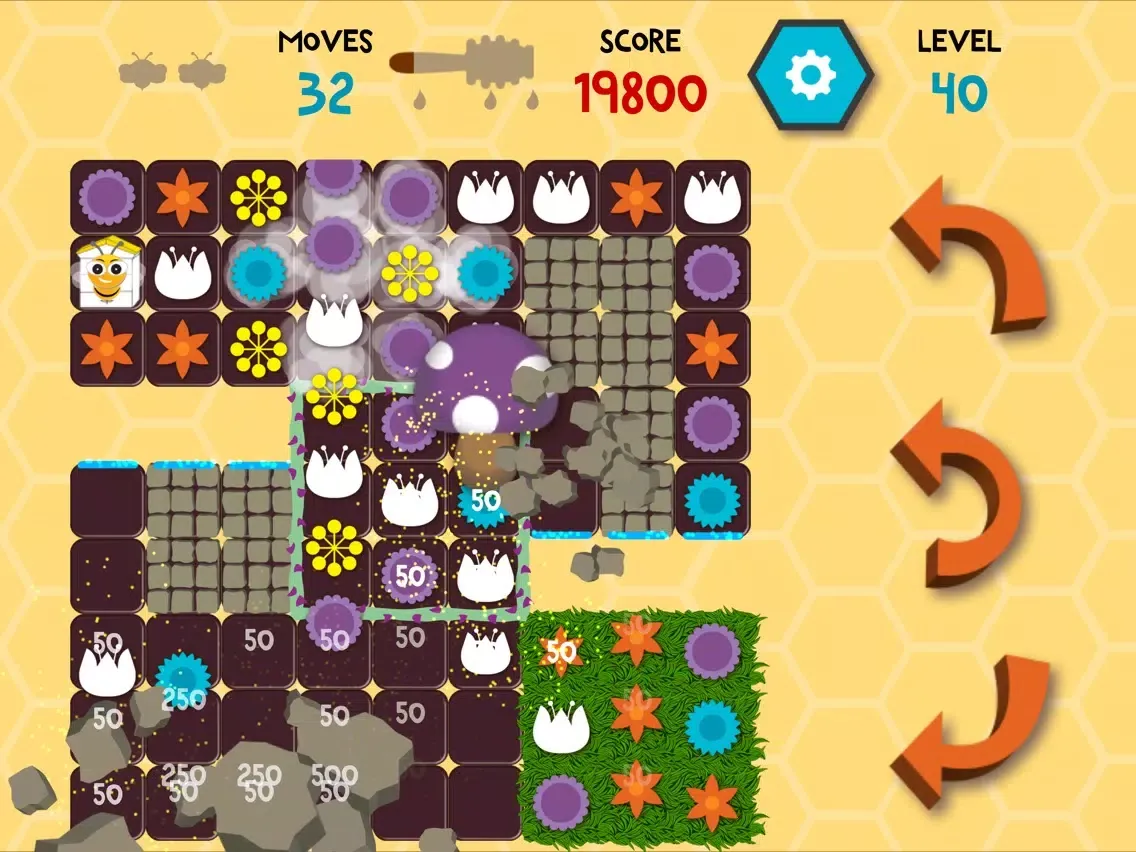 Tangkapan layar Free Beez - Unique Match 3 iPad 