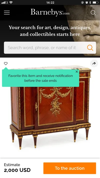 Barnebys Screenshots