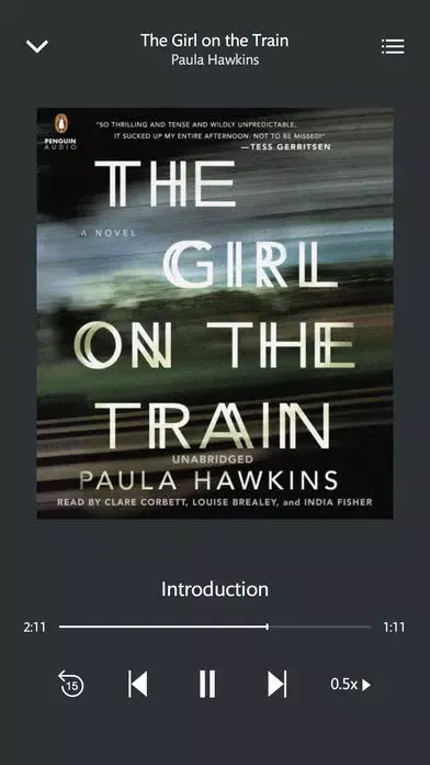 Ảnh chụp màn hình của NOOK Audiobooks