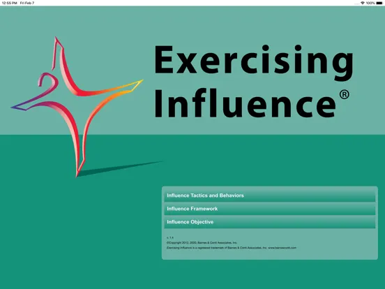Exercising Influence Reference iPad  Screenshots