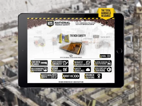 ภาพหน้าจอของ National Trench Safety Mobile iPad 