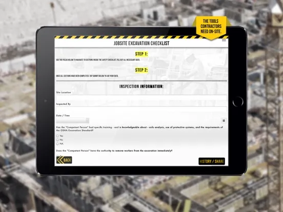 ภาพหน้าจอของ National Trench Safety Mobile iPad 
