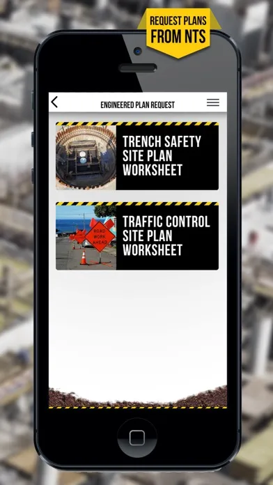 ภาพหน้าจอของ National Trench Safety Mobile