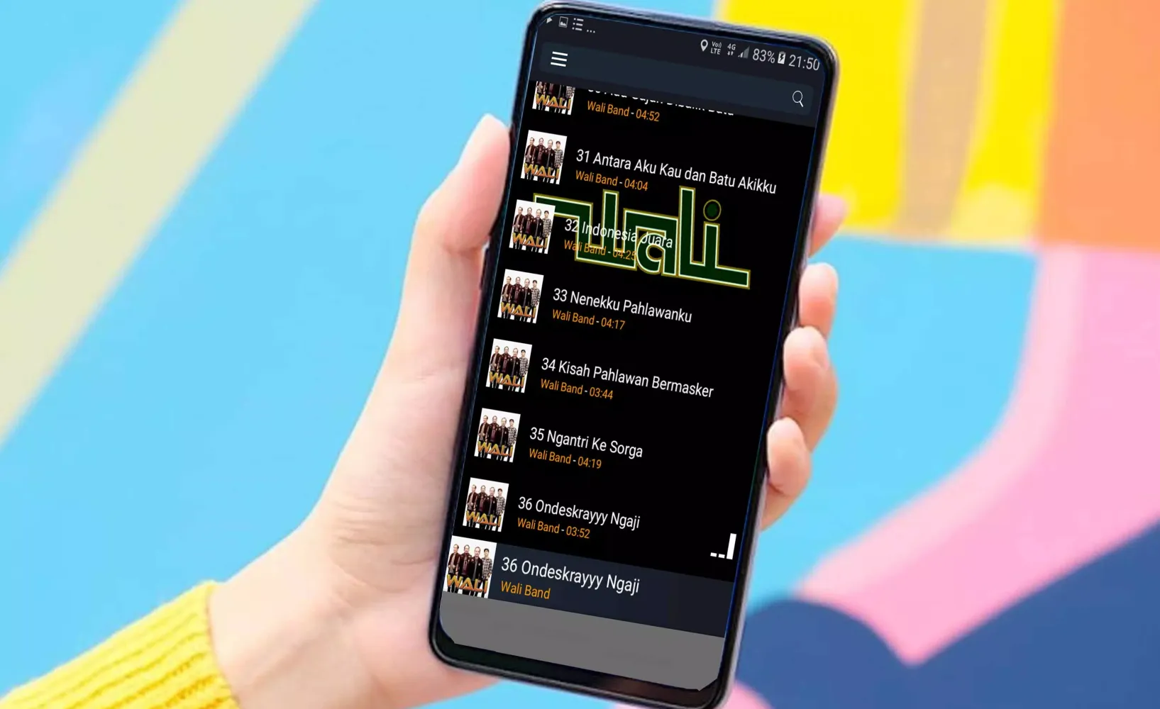 Wali Band Album Mp3 Offline应用截图