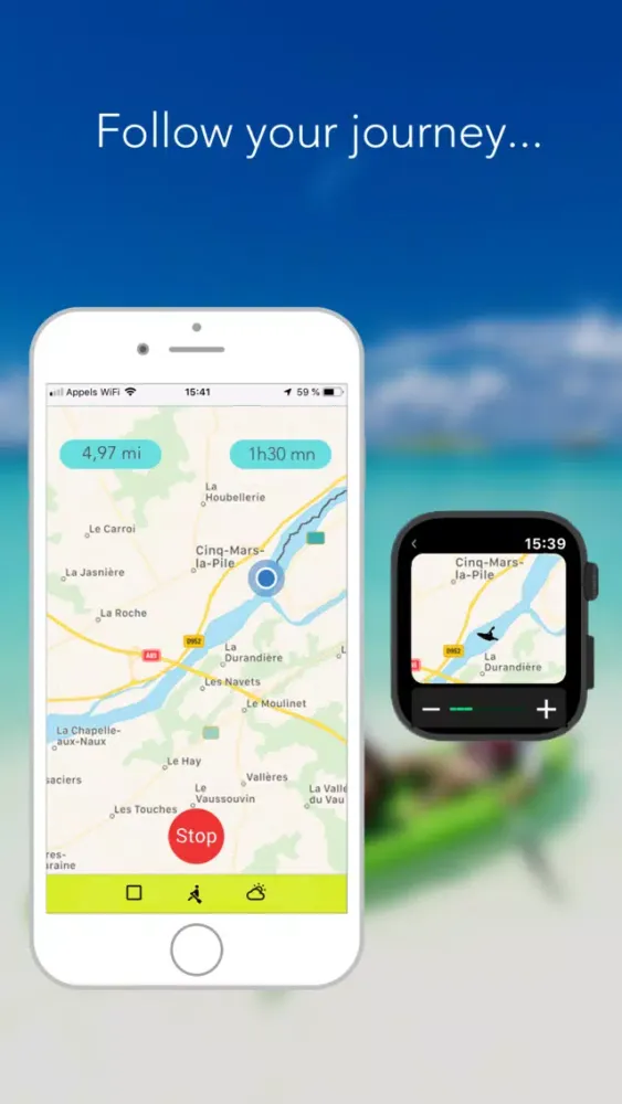 Zrzuty ekranu Kayak Tracker