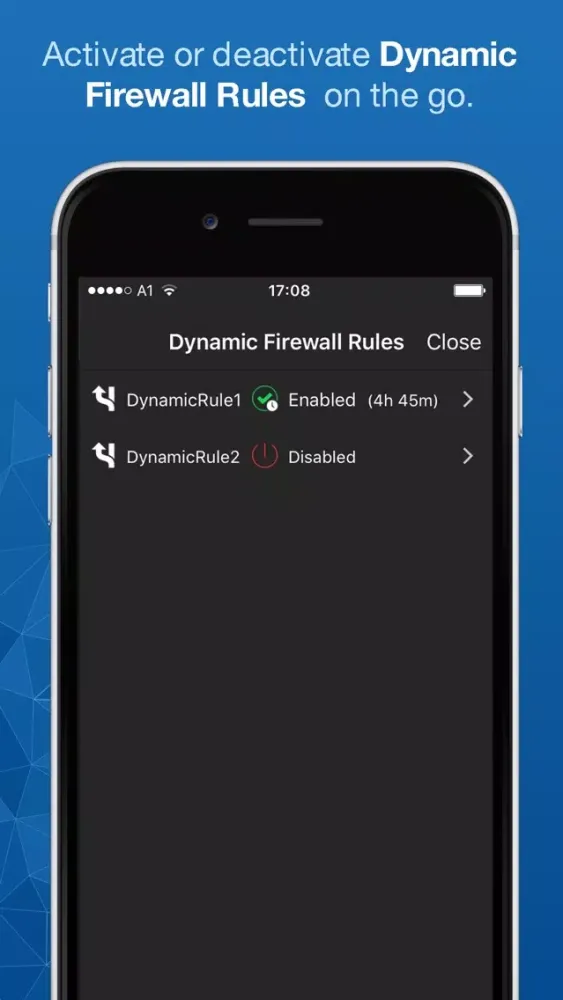ภาพหน้าจอของ Barracuda NG Firewall Remote