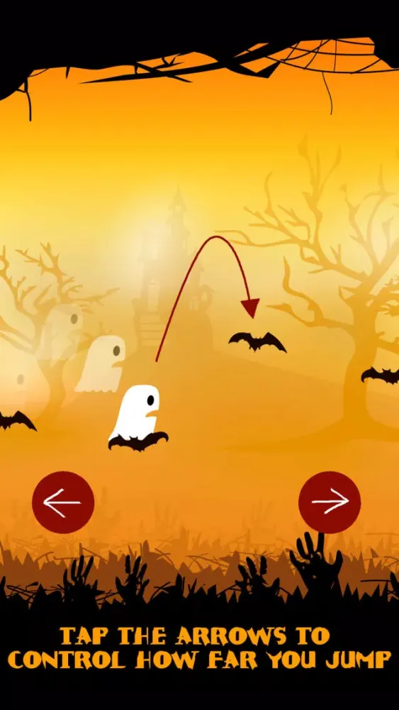 Zrzuty ekranu Batland - tap and jump from bat to bat but don't fall