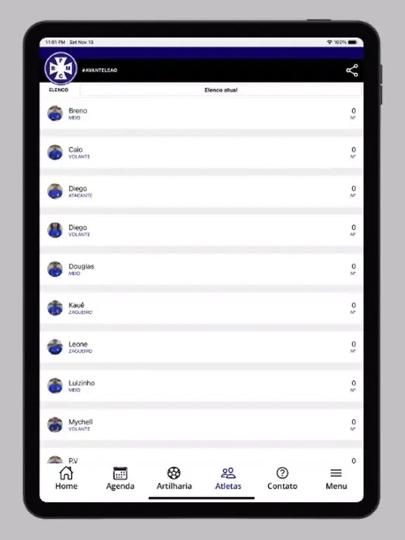 Barra Mansa FC iPad  स्क्रीनशॉट