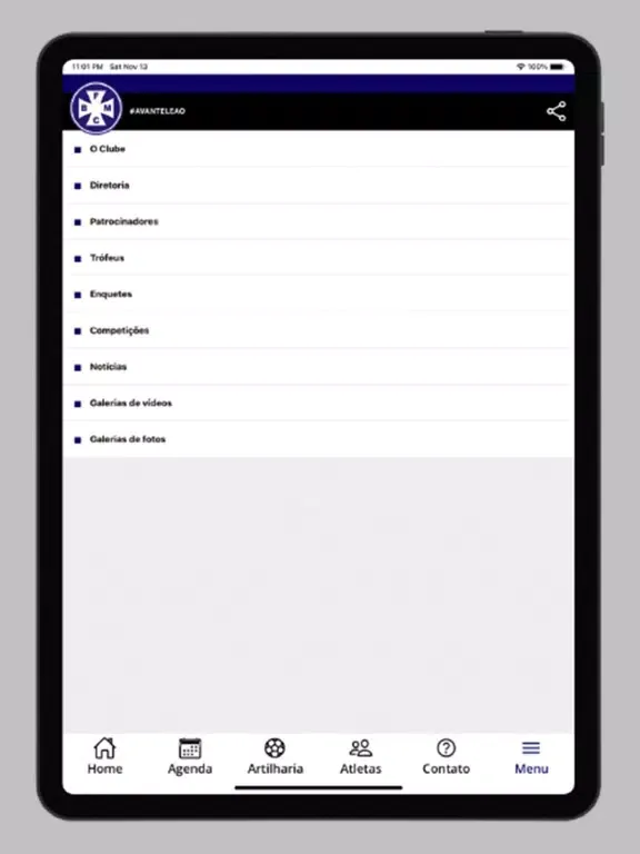 Barra Mansa FC iPad  स्क्रीनशॉट