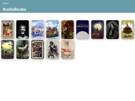تصاویر Audiobooks Classic iPad 