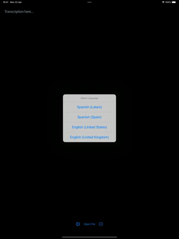 Screenshot di AI AudioText Transcriber iPad 