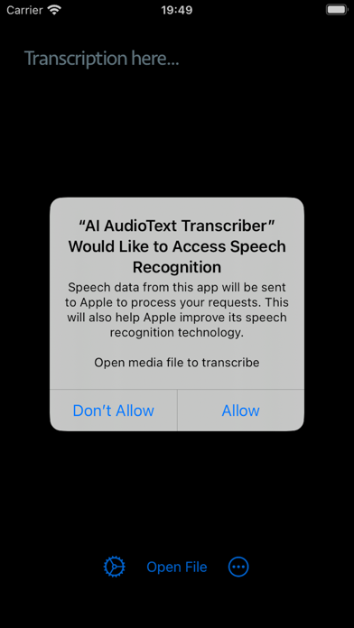 AI AudioText Transcriber 스크린샷