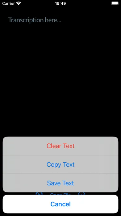 Screenshot di AI AudioText Transcriber