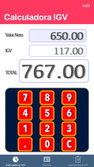 Calculadora IGV Sunat Ekran Görüntüleri