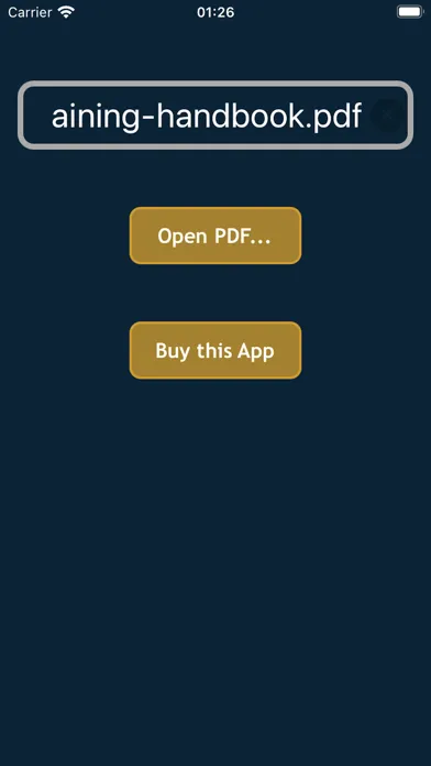 Screenshot di PDF Reader Light