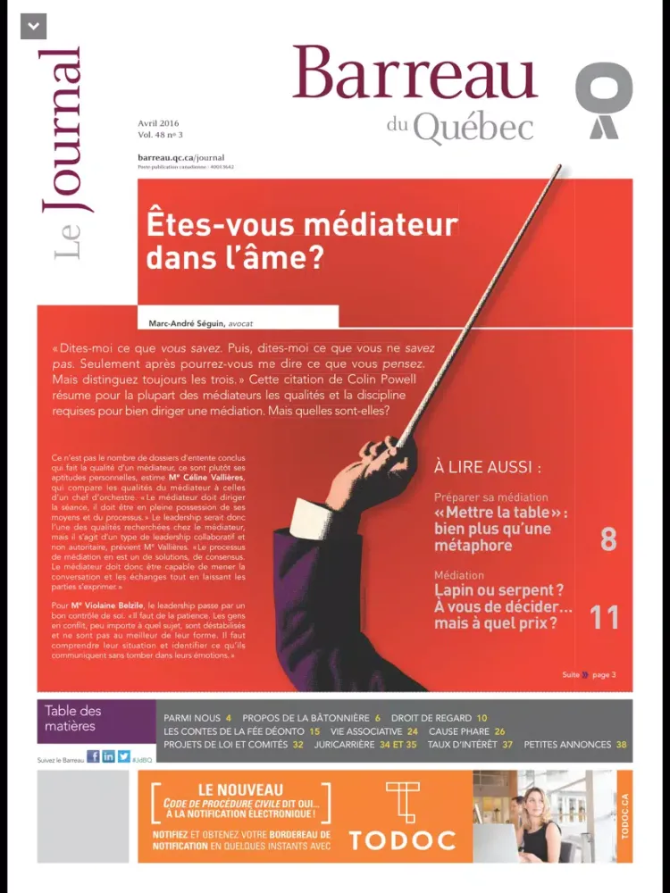 Journal du Barreau iPad  سکرین شاٹس