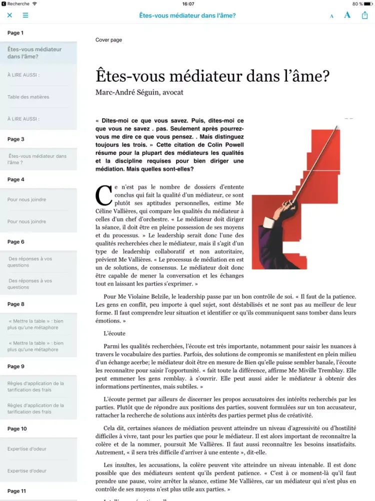 Journal du Barreau iPad  سکرین شاٹس