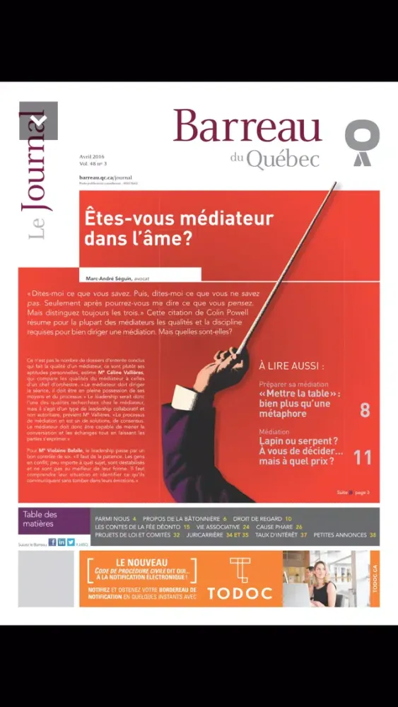 Journal du Barreau سکرین شاٹس