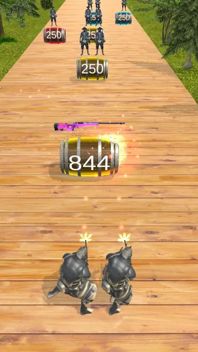 Ảnh chụp màn hình của Barrel Shooter 3D