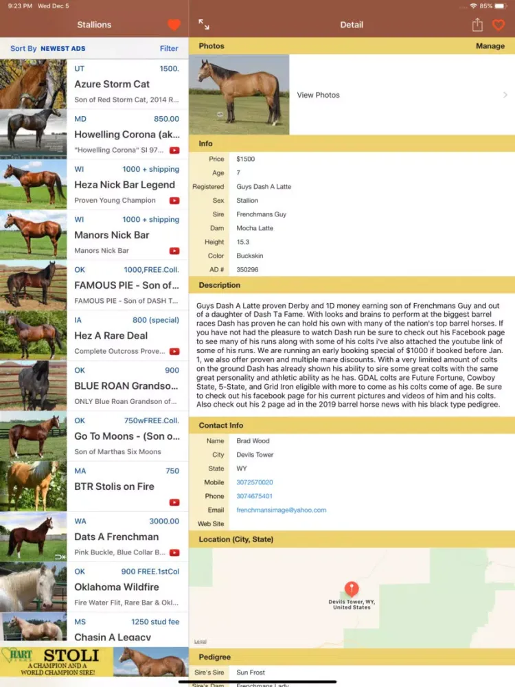 Capturas de pantalla de Barrel Horse World Stallions iPad 