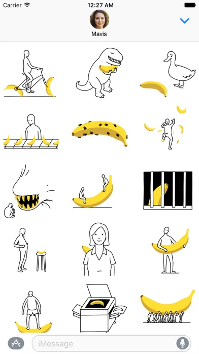 Banana Animated Stickers स्क्रीनशॉट