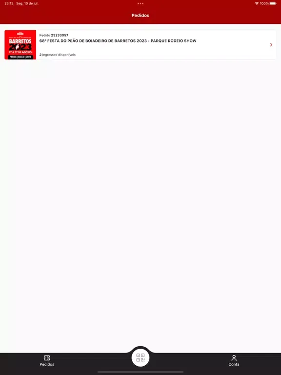 صور Barretos Ingressos iPad 