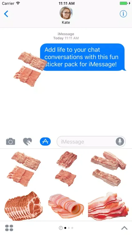 Bacon AF Sticker Pack Screenshots