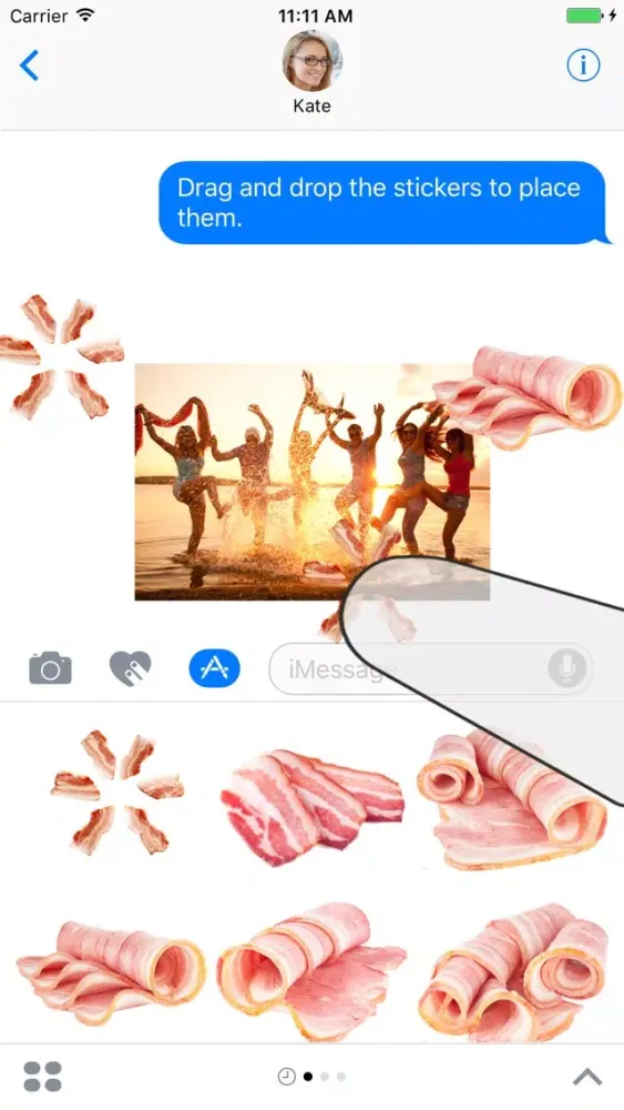 Bacon AF Sticker Pack Screenshots