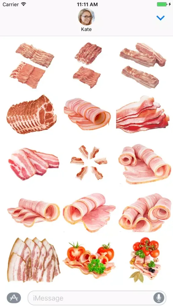 Bacon AF Sticker Pack Screenshots