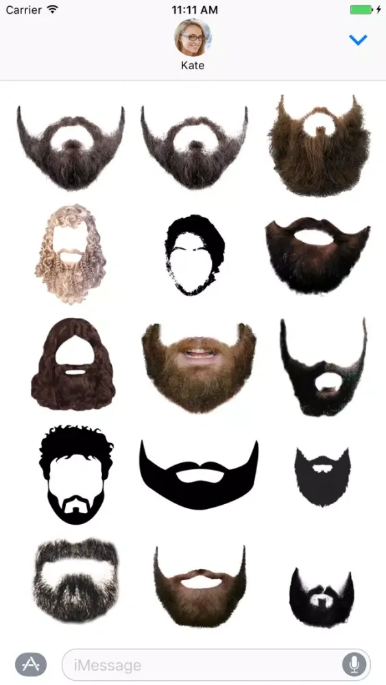 Beard and Mo Sticker Pack Screenshots
