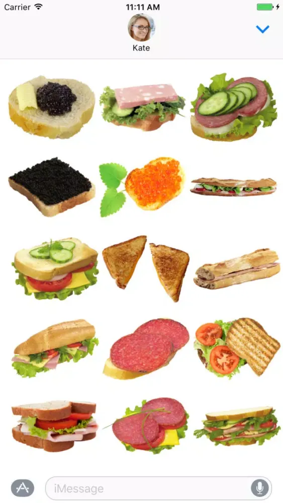Burger Lovers Sticker Pack Screenshots