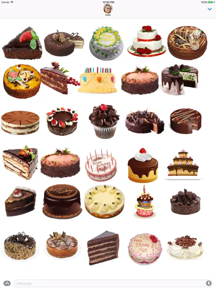 Cake Lovers Sticker Pack iPad Screenshots